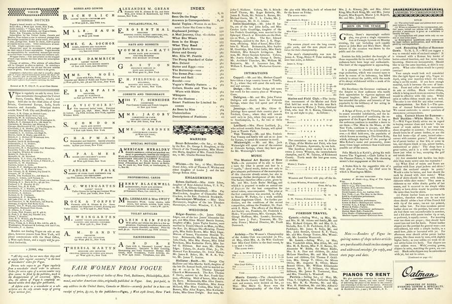 Answers to Correspondents