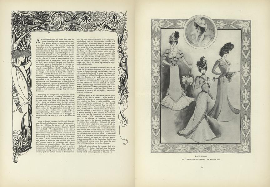 To Ladies of Leisure Pining for a Career