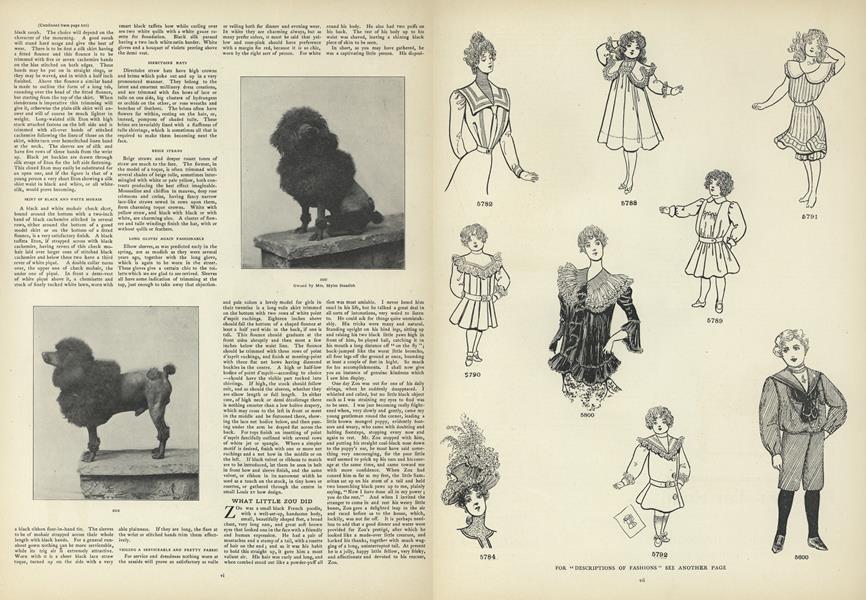 What Little Zou Did | Vogue | JUNE 22, 1899