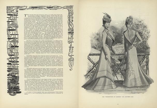 The Vaunted Fine Manners of the French as Exemplified by Contemporaneous Events
