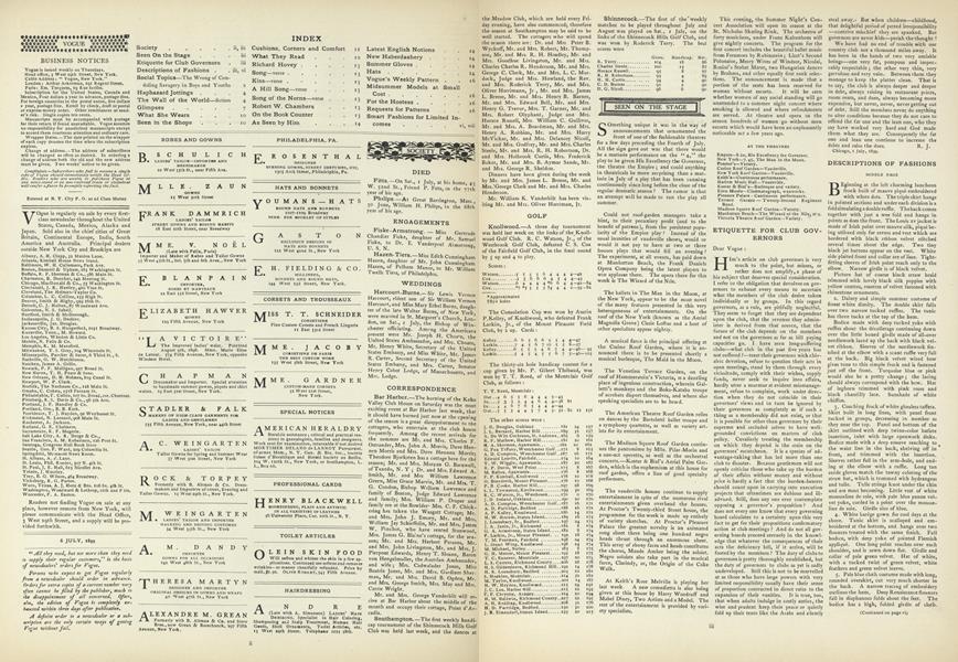 Descriptions of Fashions