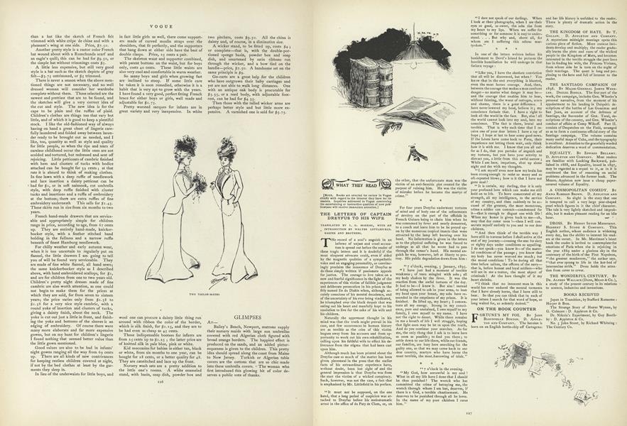 The Letters of Captain Dreyfus to his Wife