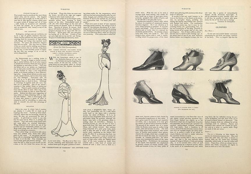 Paris Vogue OCTOBER 19, 1899