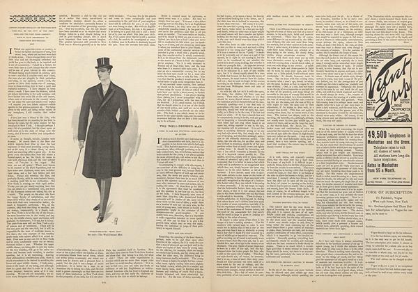 The Well-Dressed Man: A Word to Age and Stoutness...