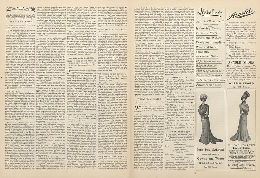The Isle of Unrest. By Henry Seton Merriman
