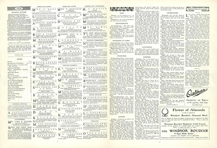Descriptions of Fashions