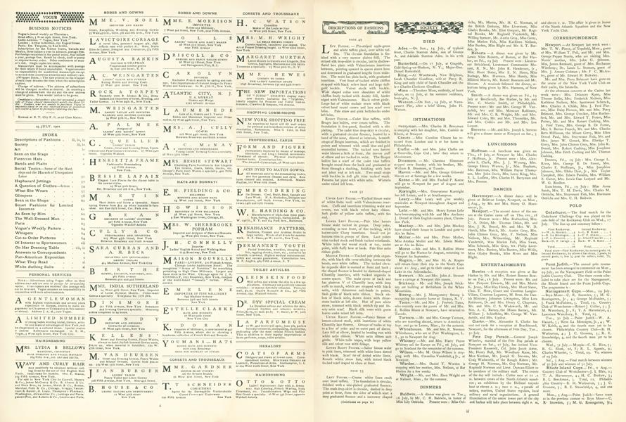 Descriptions of Fashions