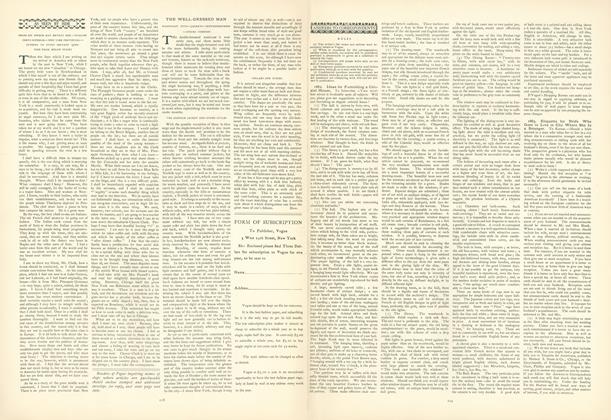 Answers to Correspondents
