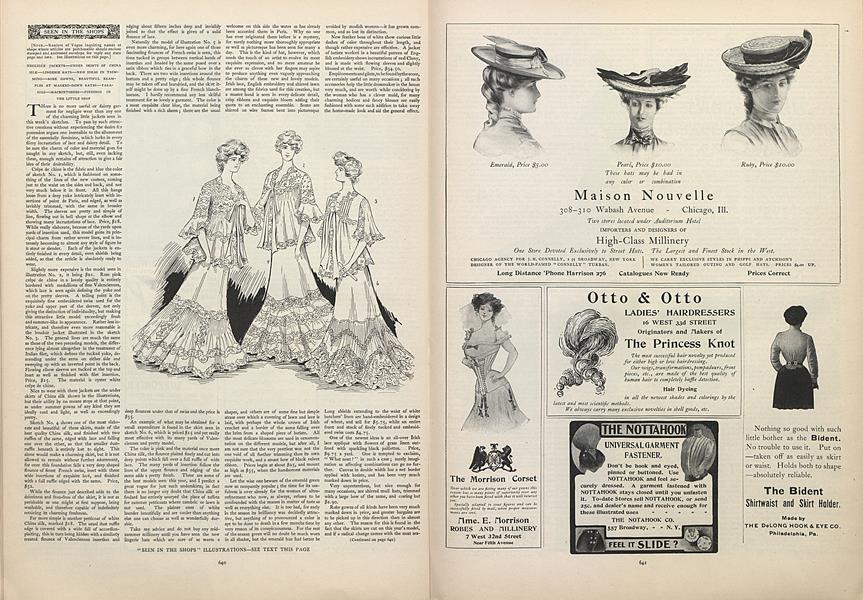 Seen in the Shops: Negligee Jackets...