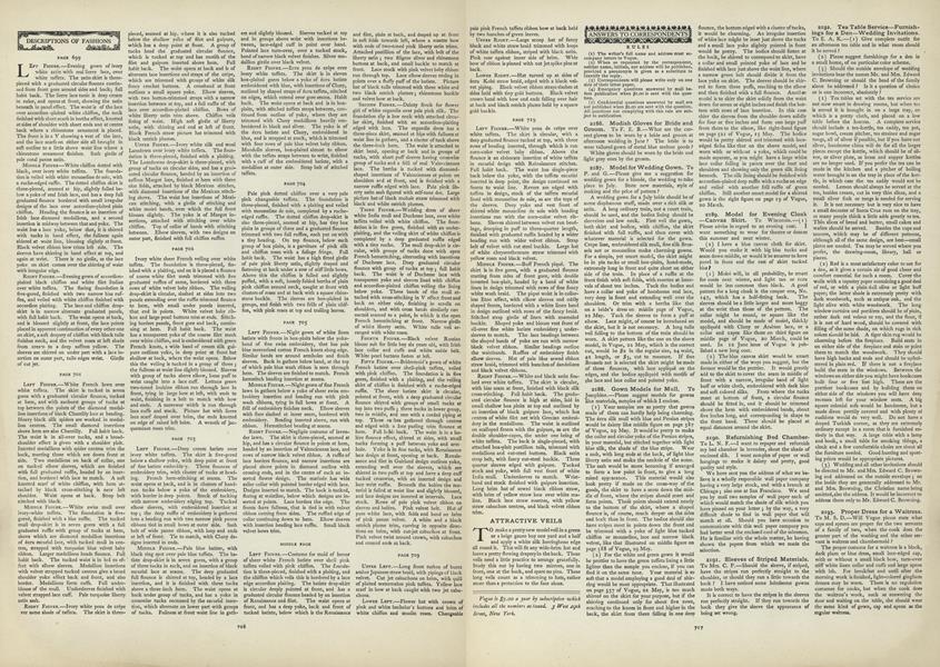 Descriptions of Fashions