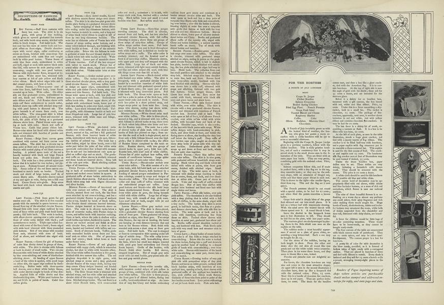 Descriptions of Fashions