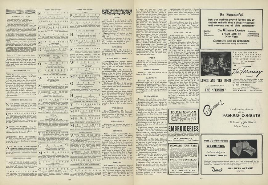 Society Vogue September 18, 1902
