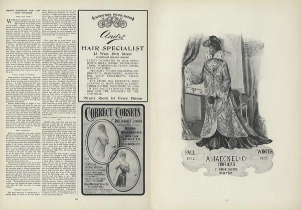 Seen in the Shops | Vogue | November 6, 1902