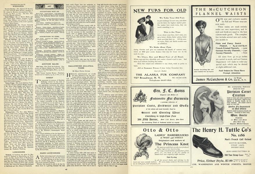 Hallowe'en Jollifications Vogue OCTOBER 15, 1903