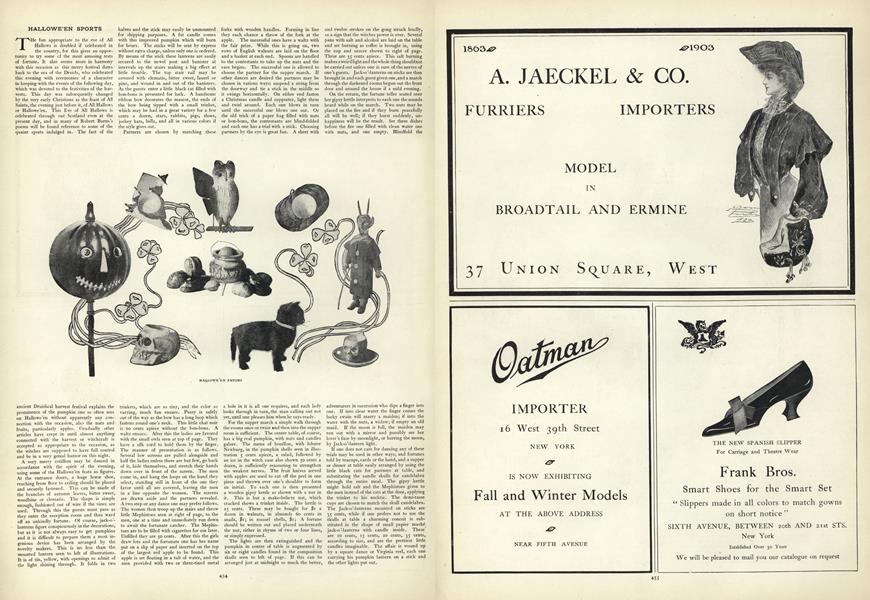 Hallowe'en Sports Vogue October 22, 1903