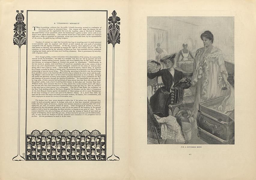 For a November Bride Vogue October 29, 1903