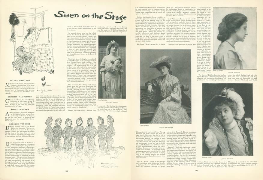 Seen on the Stage | Vogue | February 4, 1904