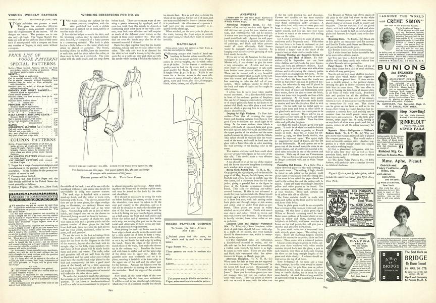 Materials | Vogue | June 30, 1904