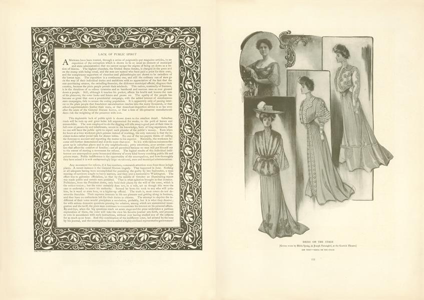 Lack of Public Spirit