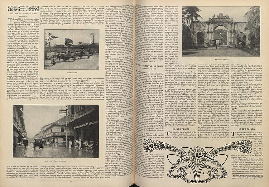 Social Life and Amusements in the Philippines