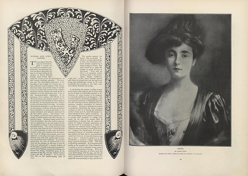 Woman and Scholarship