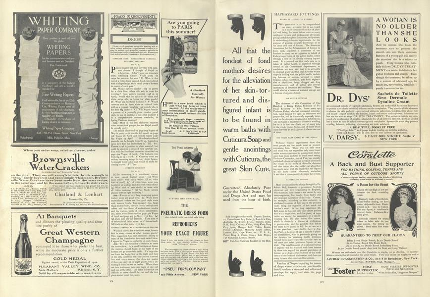 Answers to Correspondents