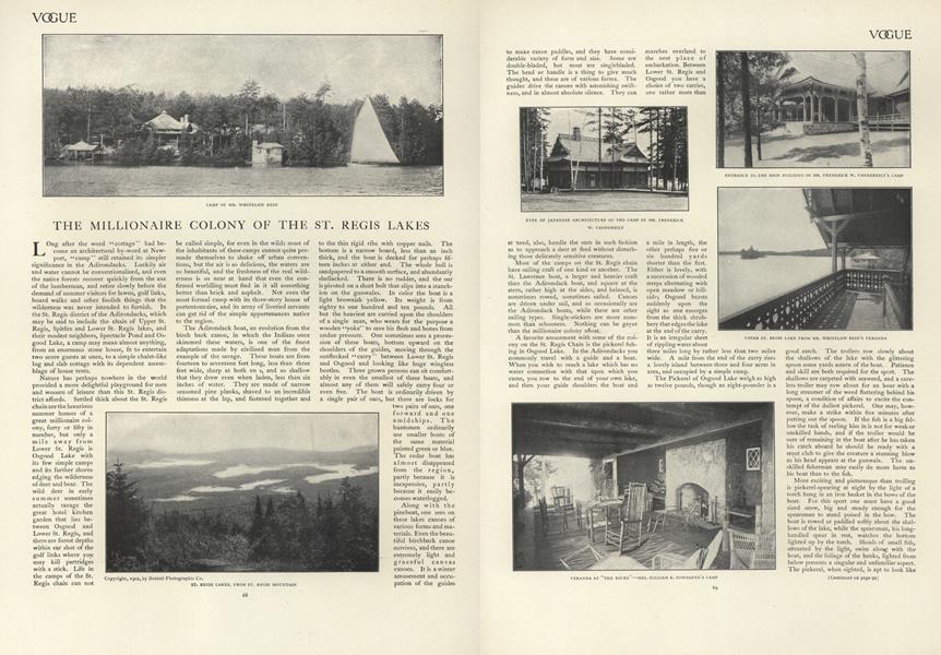 The Millionaire Colony of St. Regis Lakes