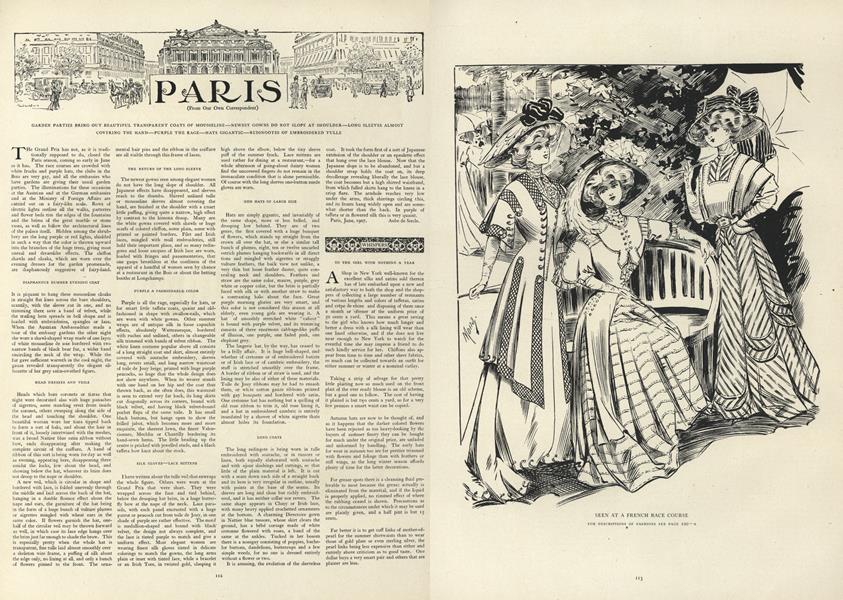 Paris (From Our Own Correspondent)