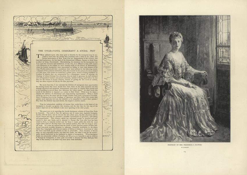 The Ungrateful Immigrant a Social Pest