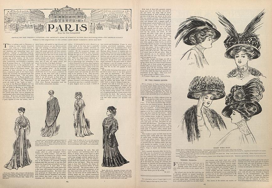 Paris (From Our Own Correspondent)