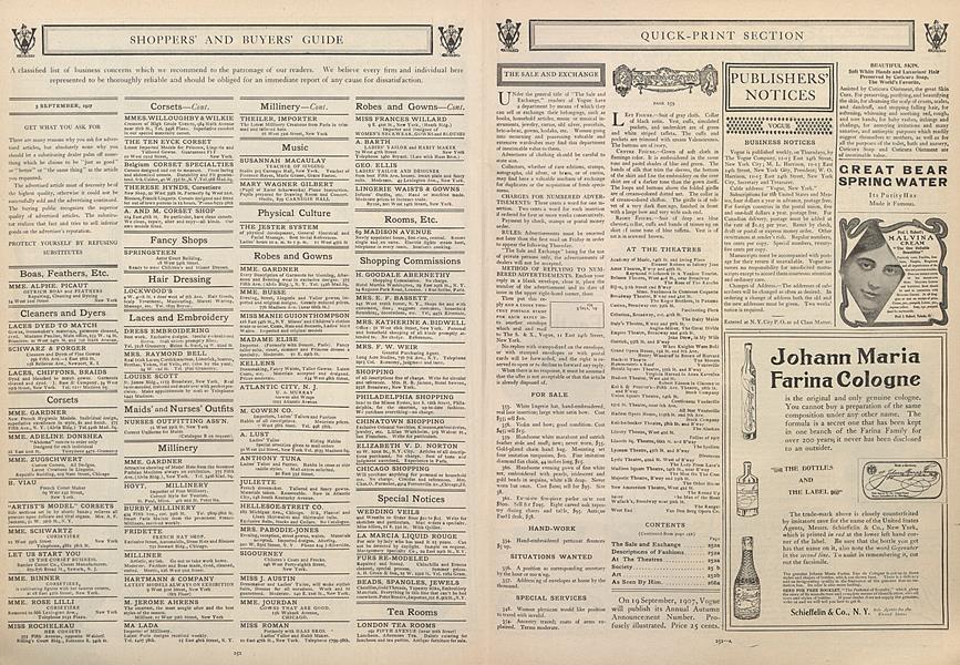 Descriptions of Fashions