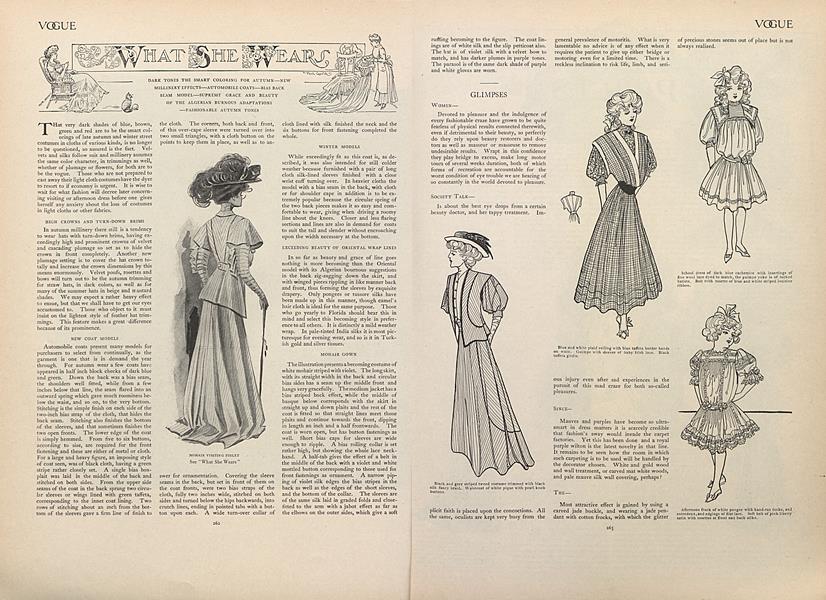 What She Wears | Vogue | SEPTEMBER 5, 1907