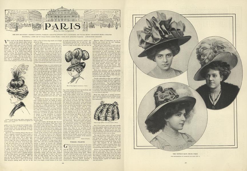 Paris (From Our Own Correspondent)