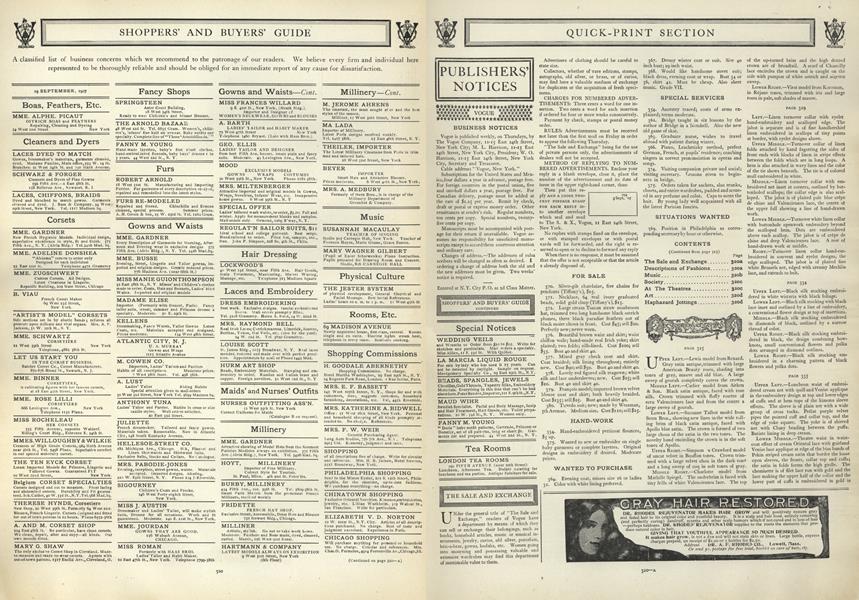 Descriptions of Fashions