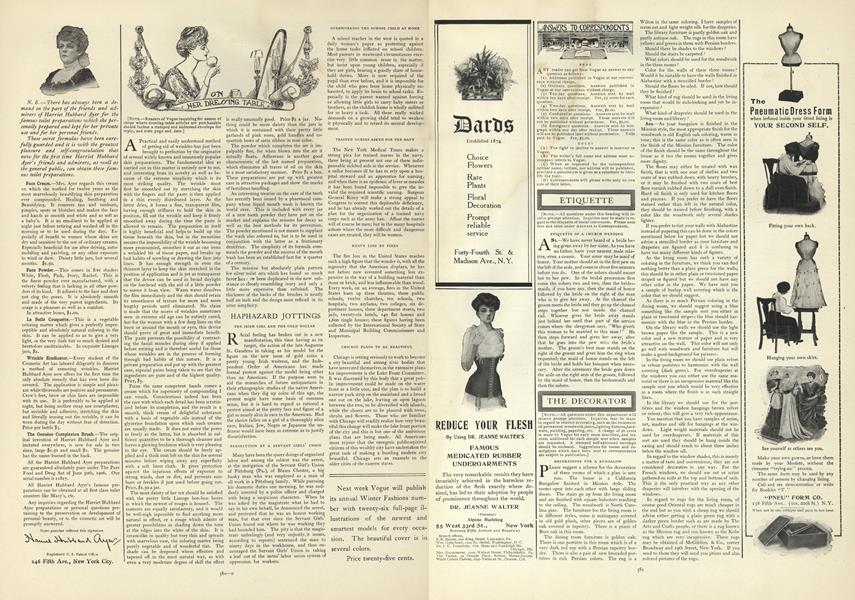 Answers to Correspondents