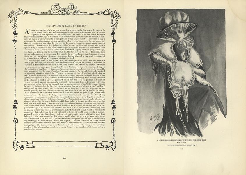 Society Doing Badly by the Boy