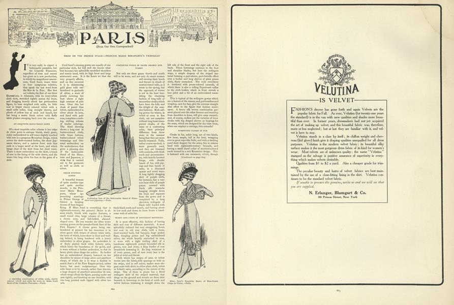 Paris (From Our Own Correspondent)