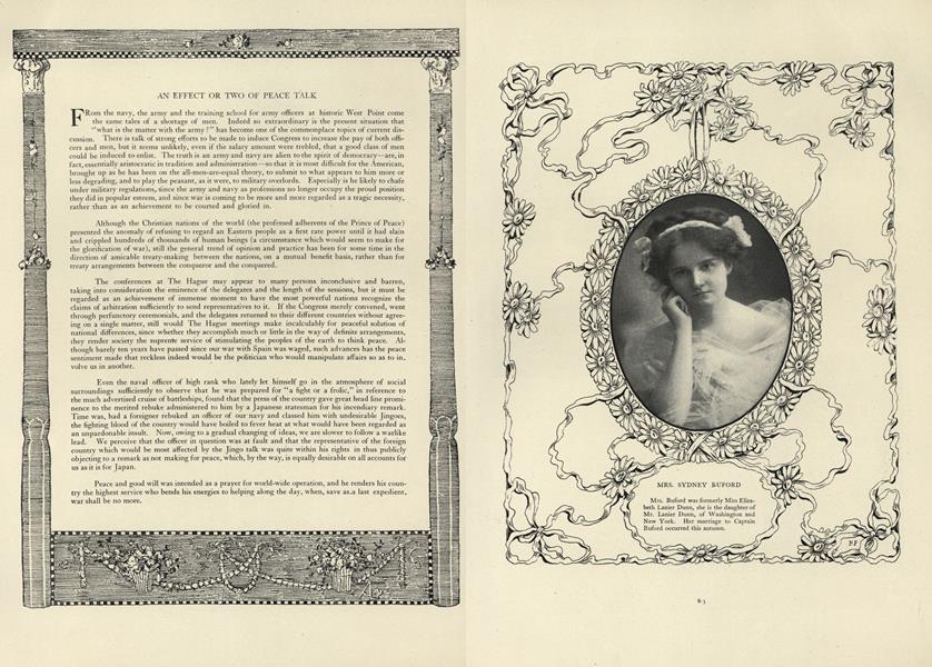 An Effect or Two About Peace Talk