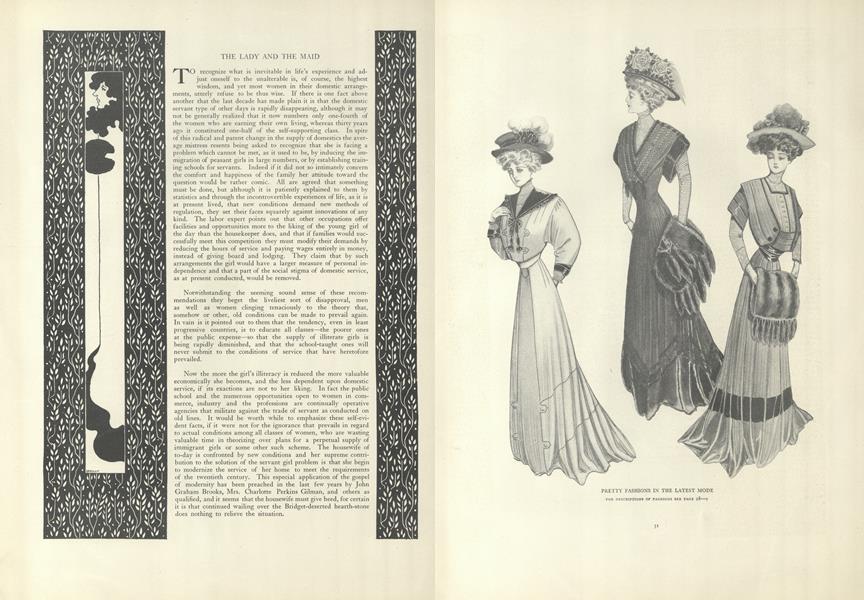 The Lady and the Maid | Vogue | January 9, 1908