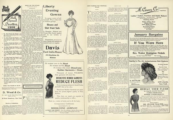 New Fabrics for Tropical Wear