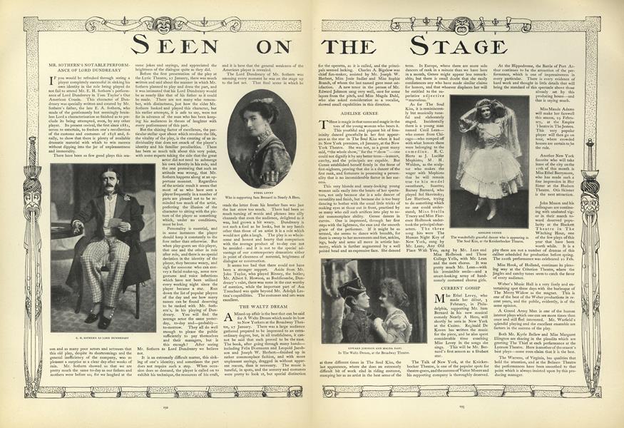 Mr. Sothern's Notable Performance of Lord Dundreary