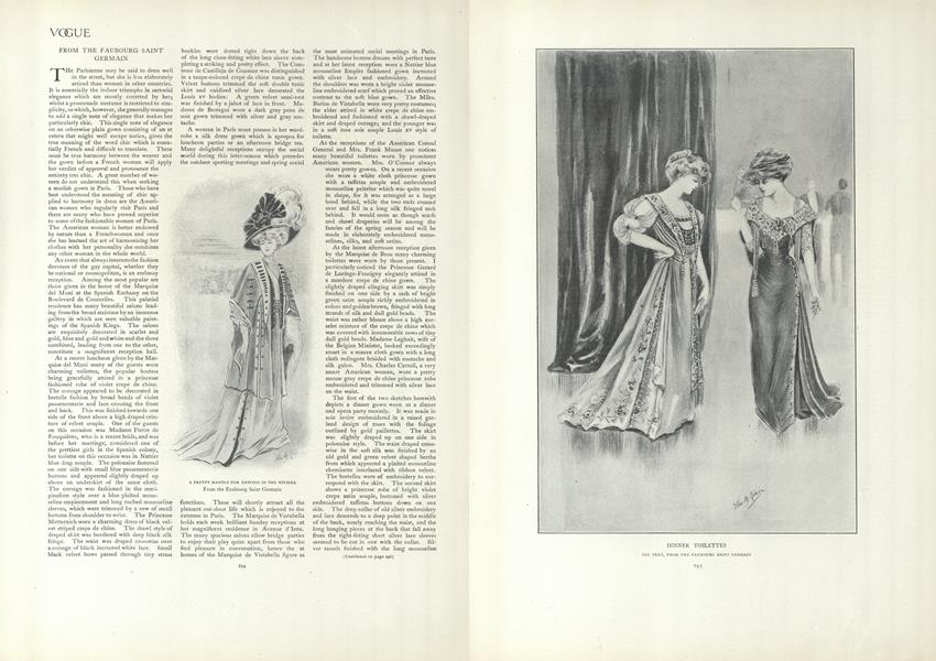 From the Faubourg Saint Germain