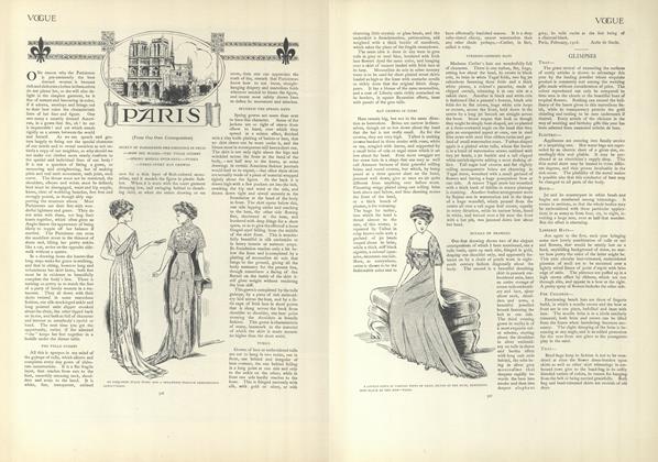 Paris (From Our Own Correspondent)