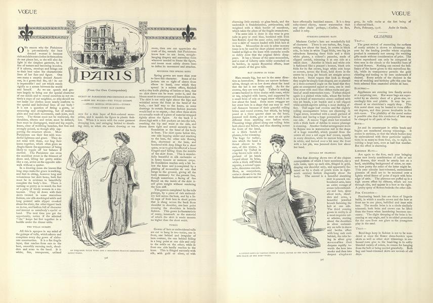 Paris (From Our Own Correspondent)