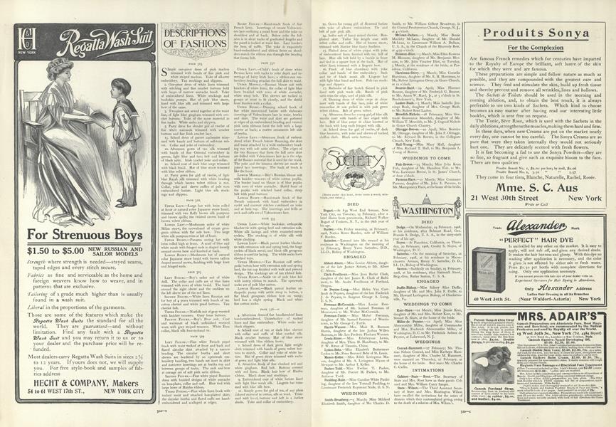 Descriptions of Fashions