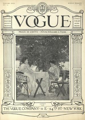 April 9, 1908 | Vogue