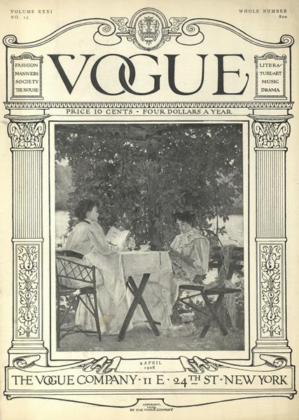 Issue: - April 9 1908 | Vogue