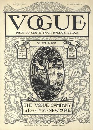 April 30, 1908 | Vogue