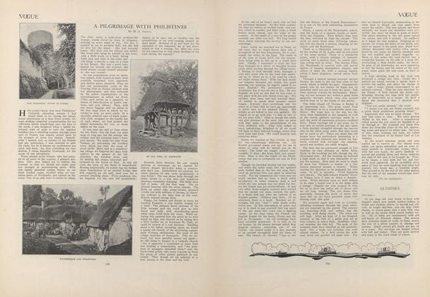 A Pilgrimage with Philistines