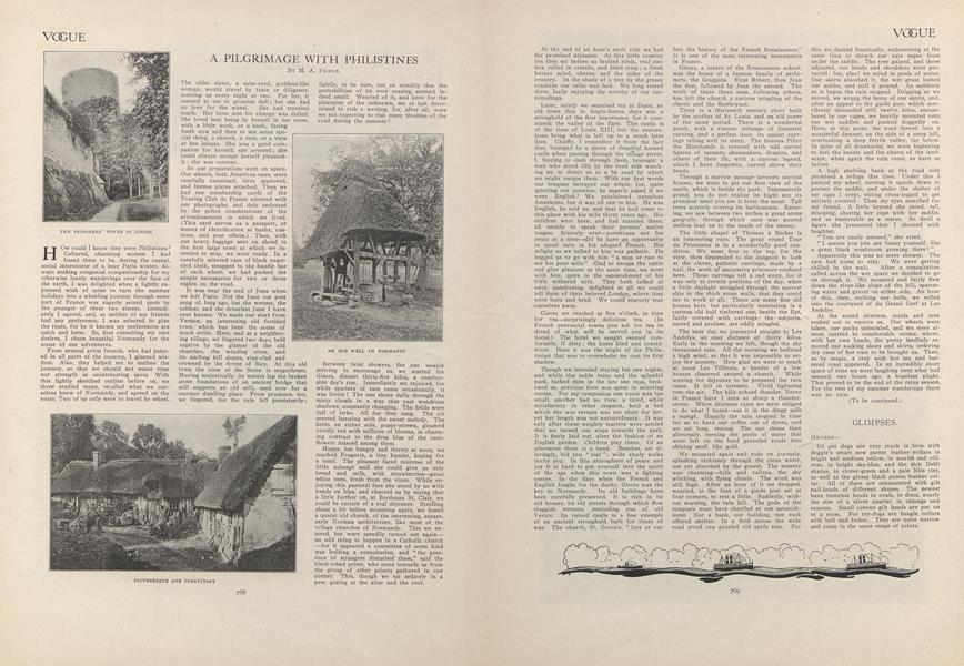 A Pilgrimage with Philistines